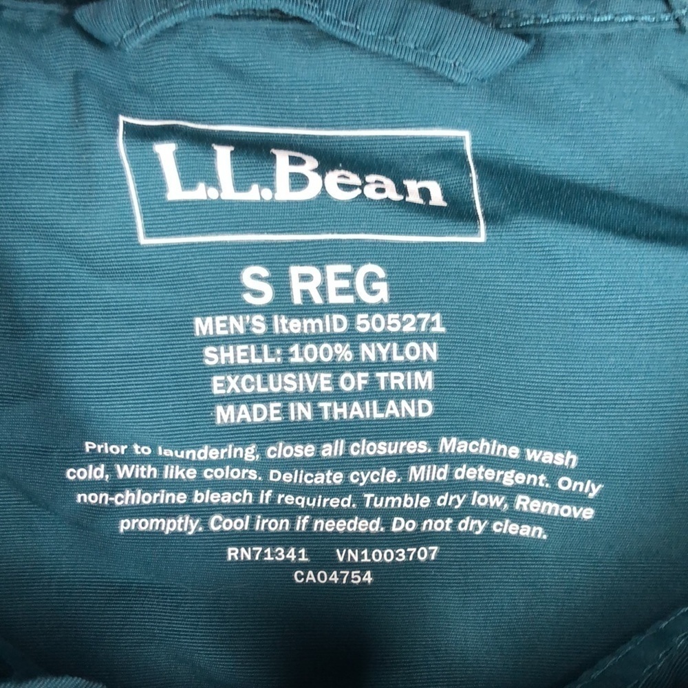 LL Bean Men’s Colorblock Quarter Zip Jacket - Picture 6 of 7